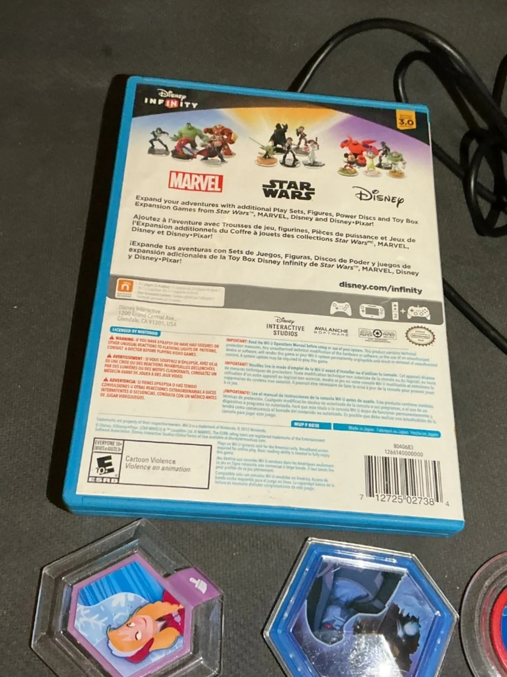 Disney Infinity 3.0 For Nintendo Wii U with Game Play board and other Pieces